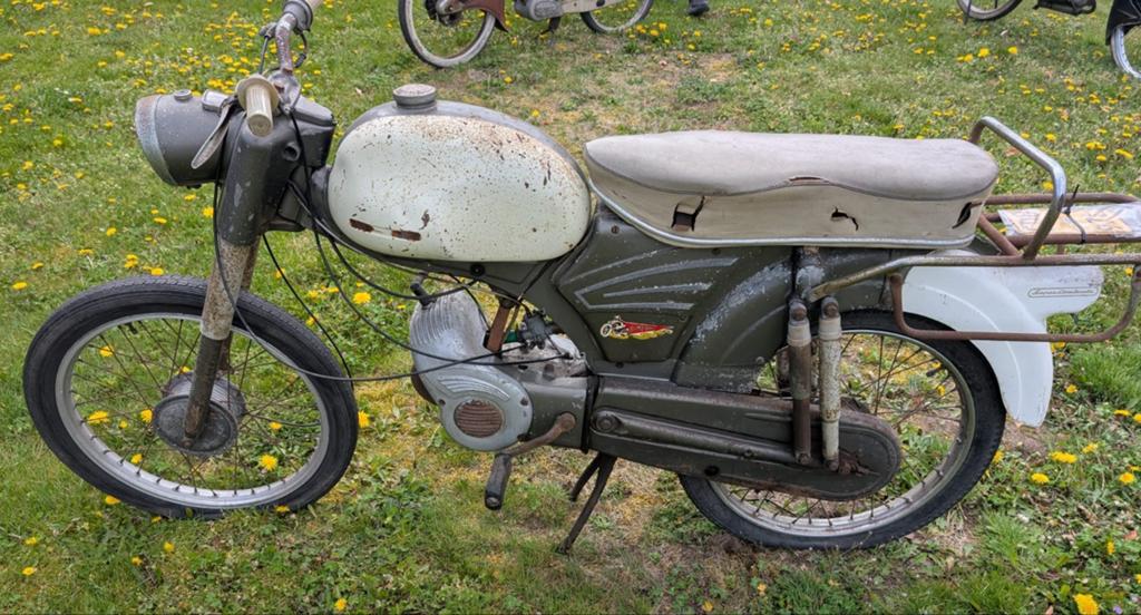 Zundapp 515  met nederlands kenteken orginele nederlandse, Fietsen en Brommers, Brommers | Oldtimers, Ophalen of Verzenden, Overige merken