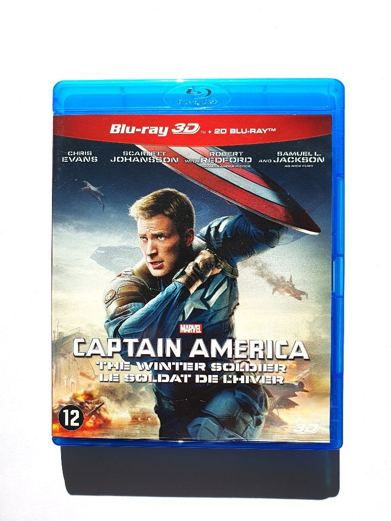 Captain America - The Winter Soldier 3D + 2D (2 disc), Ophalen of Verzenden, Zo goed als nieuw, Actie