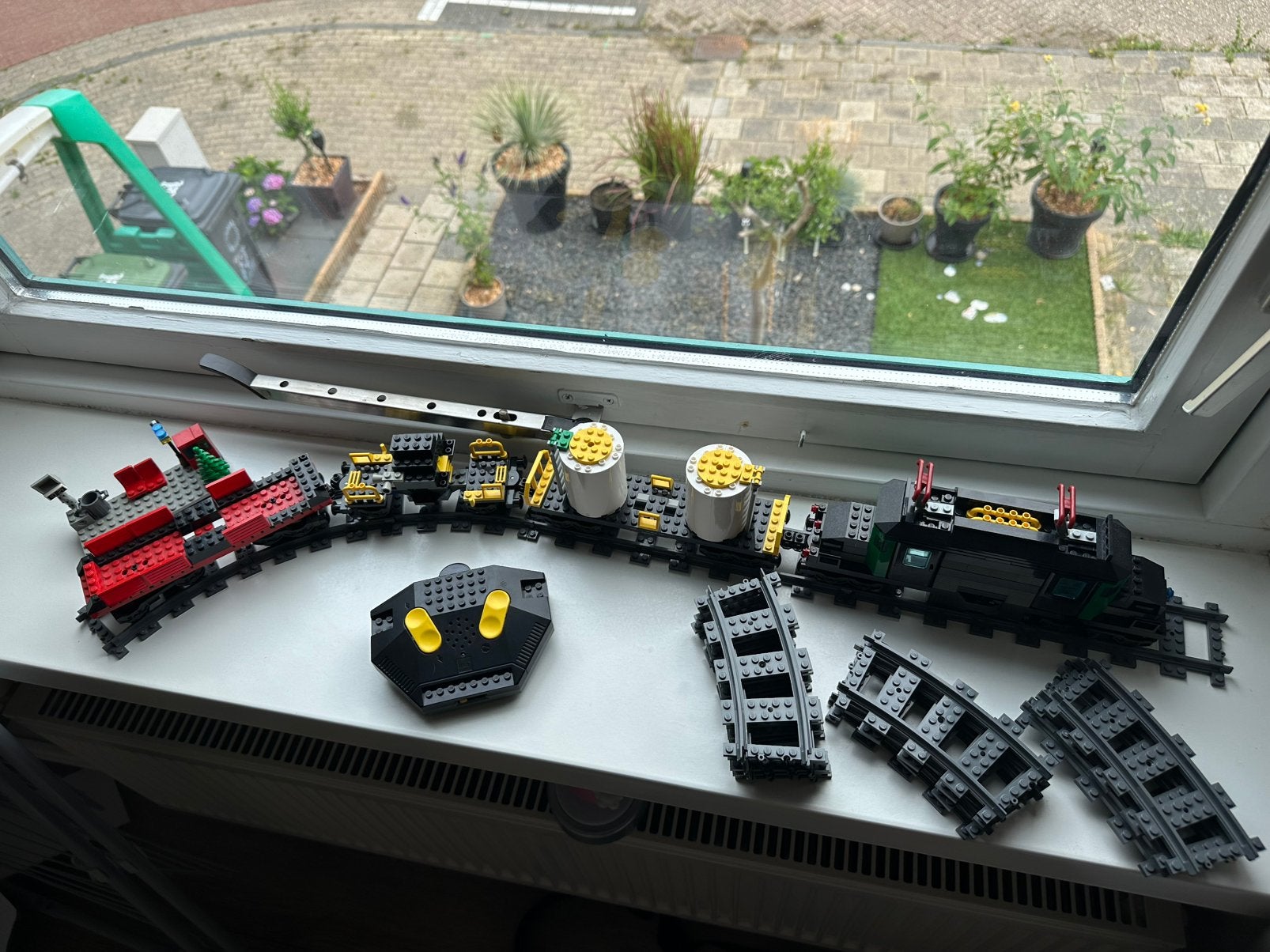 Elektrische lego trein, Ophalen, Zo goed als nieuw