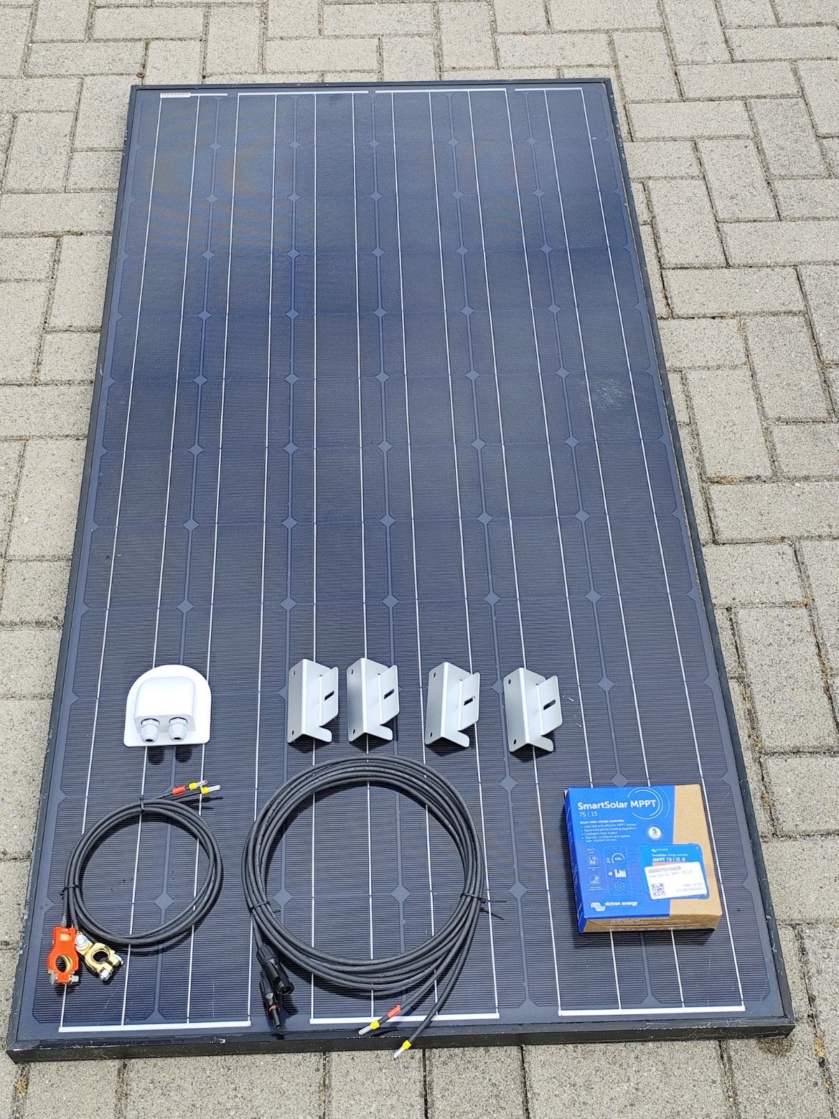 off-grid Victron zonnepaneel set 190watt, Ophalen, Zo goed als nieuw