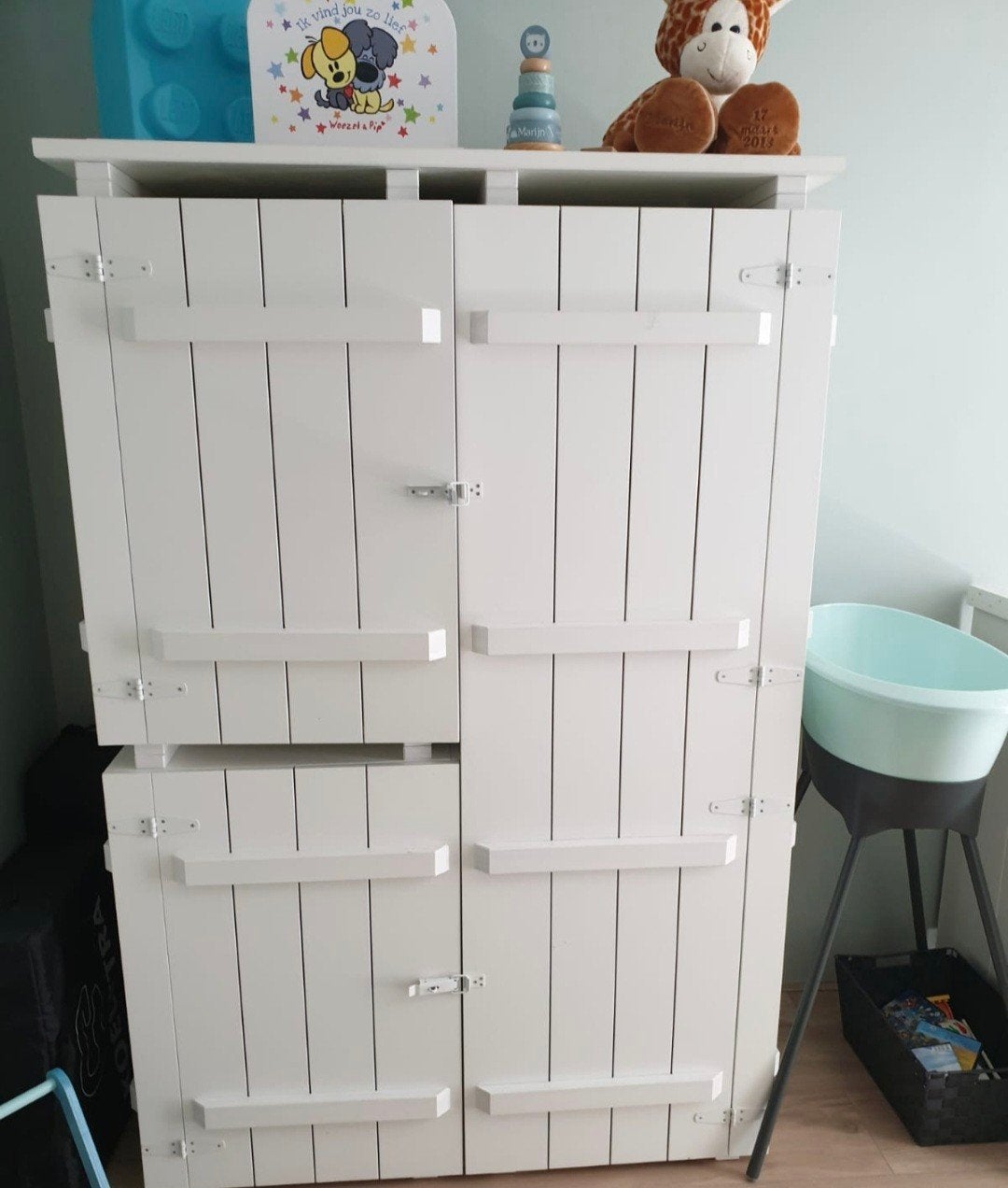 Holland kiske kast, Ophalen, Kast, 105 cm of meer, Zo goed als nieuw