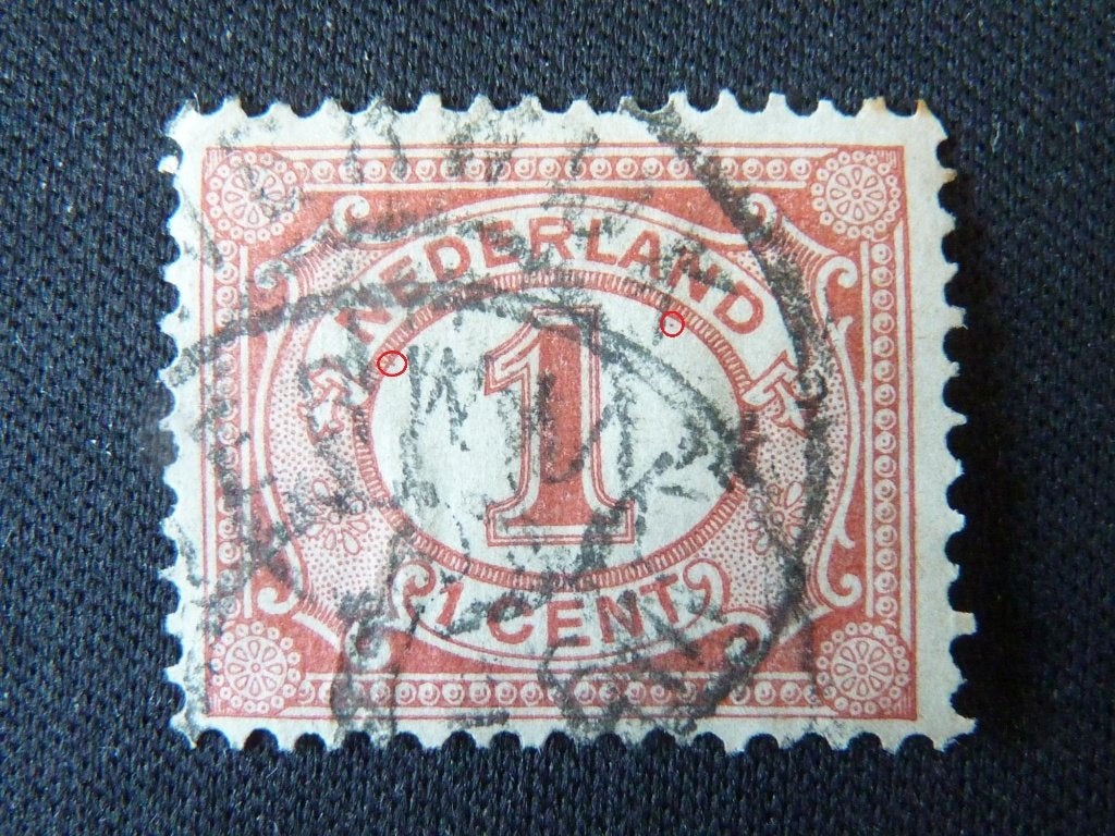 plaatfout 51 , gestempeld., Ophalen of Verzenden, T/m 1940, Gestempeld