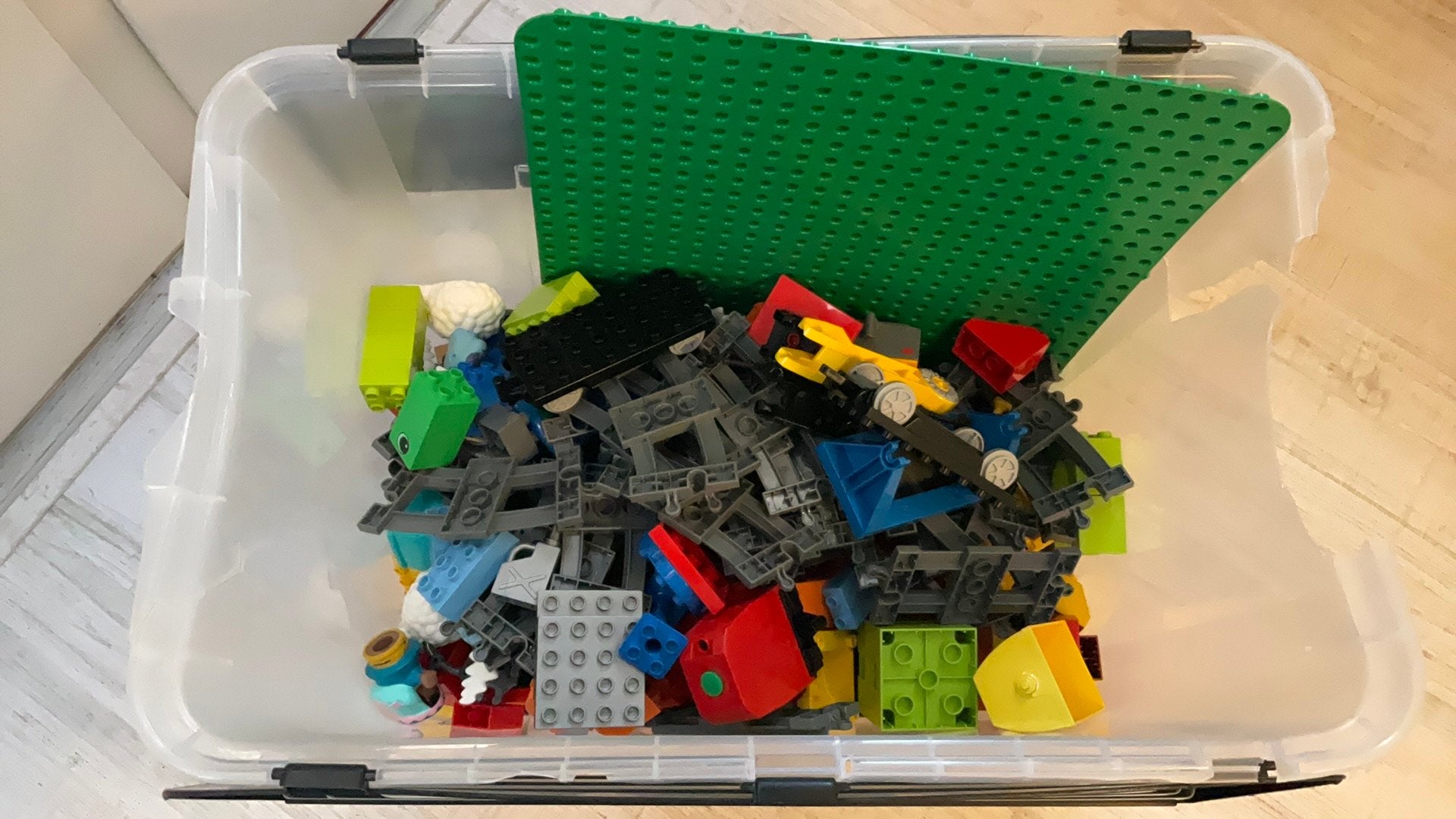 Grote bak lego duplo, Ophalen of Verzenden, Zo goed als nieuw
