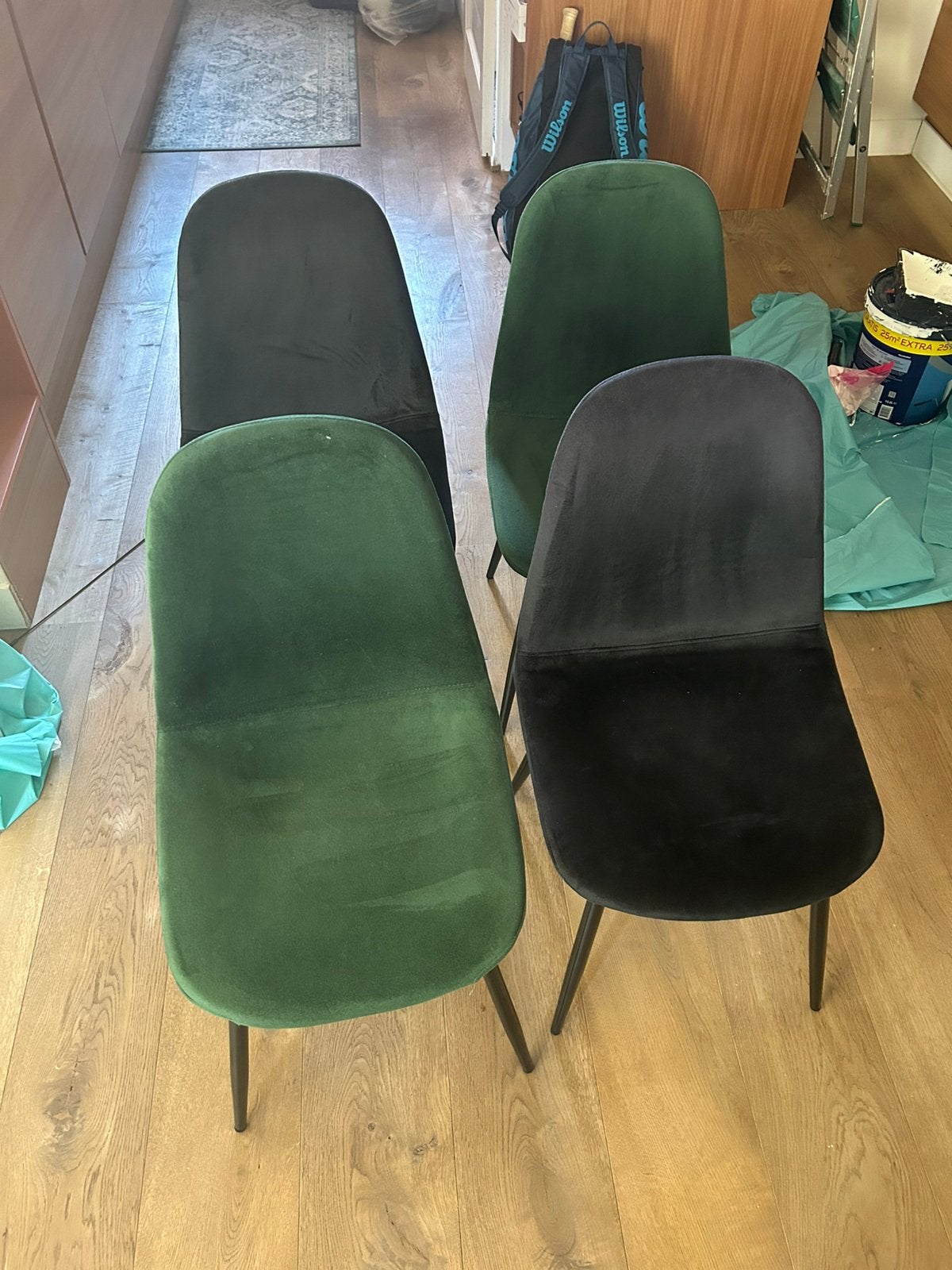 Eettafelstoelen, Huis en Inrichting, Stoelen, Ophalen, Gebruikt, Overige kleuren, Vier