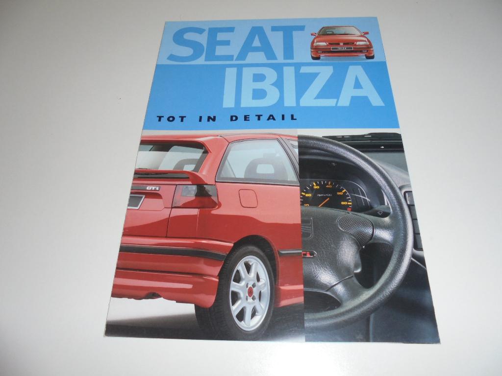 brochure Seat Ibiza accessoires, Ophalen of Verzenden, Nieuw, Overige merken