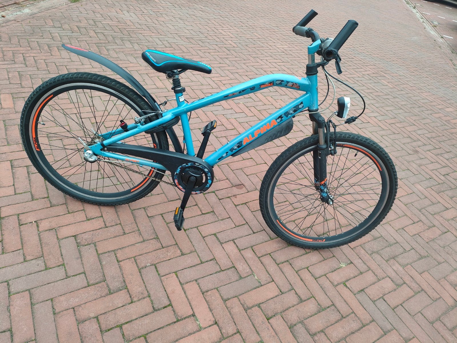 alpina trial fiets 26 inch met 3 versnelling, Terugtraprem, Zo goed als nieuw, Handrem, Alpina Trial