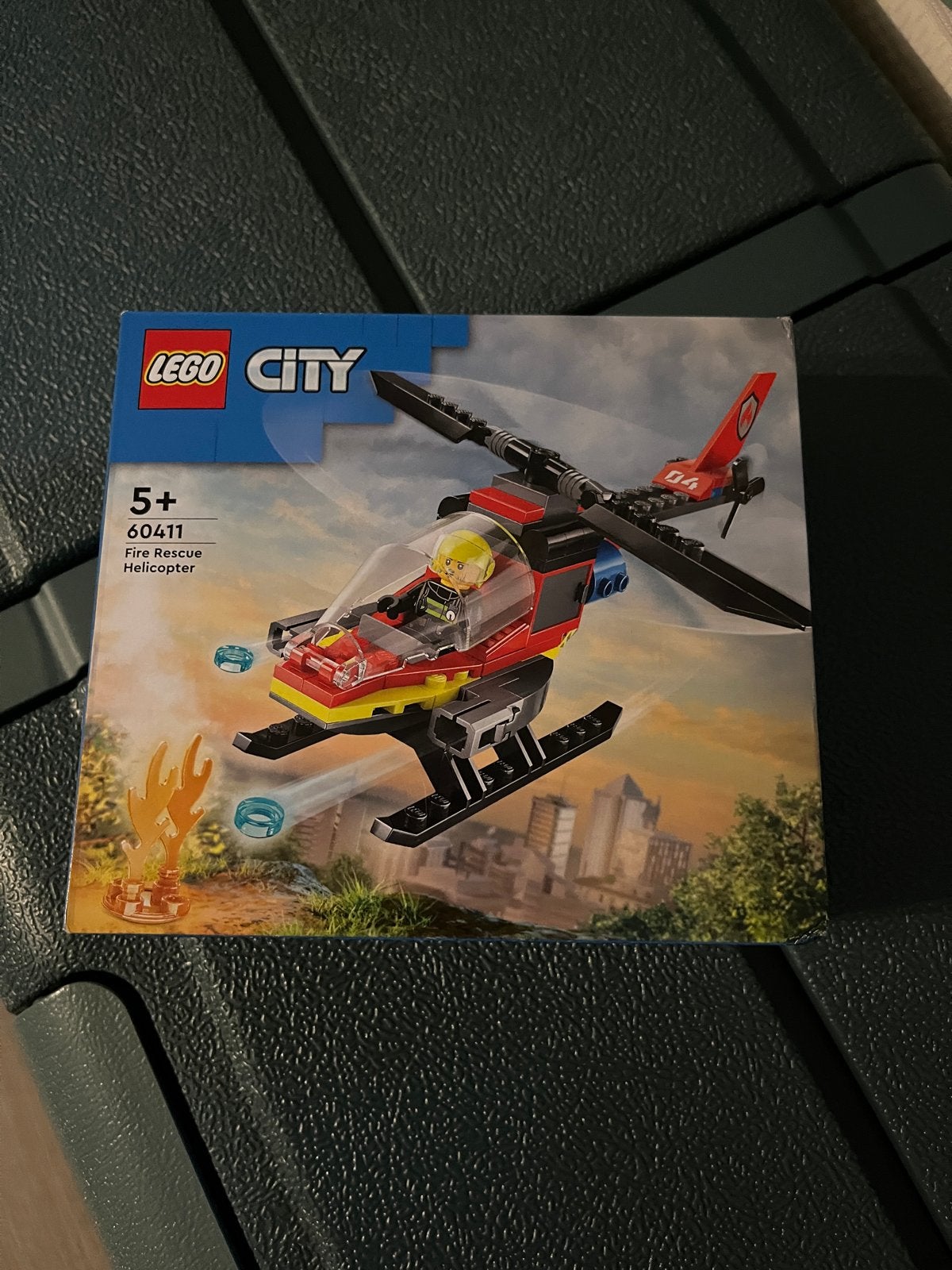 LEGO City Brandweer Helikopter 60411 - Nieuw in doos, Inclusief minifiguren, City, Lego, Nieuw