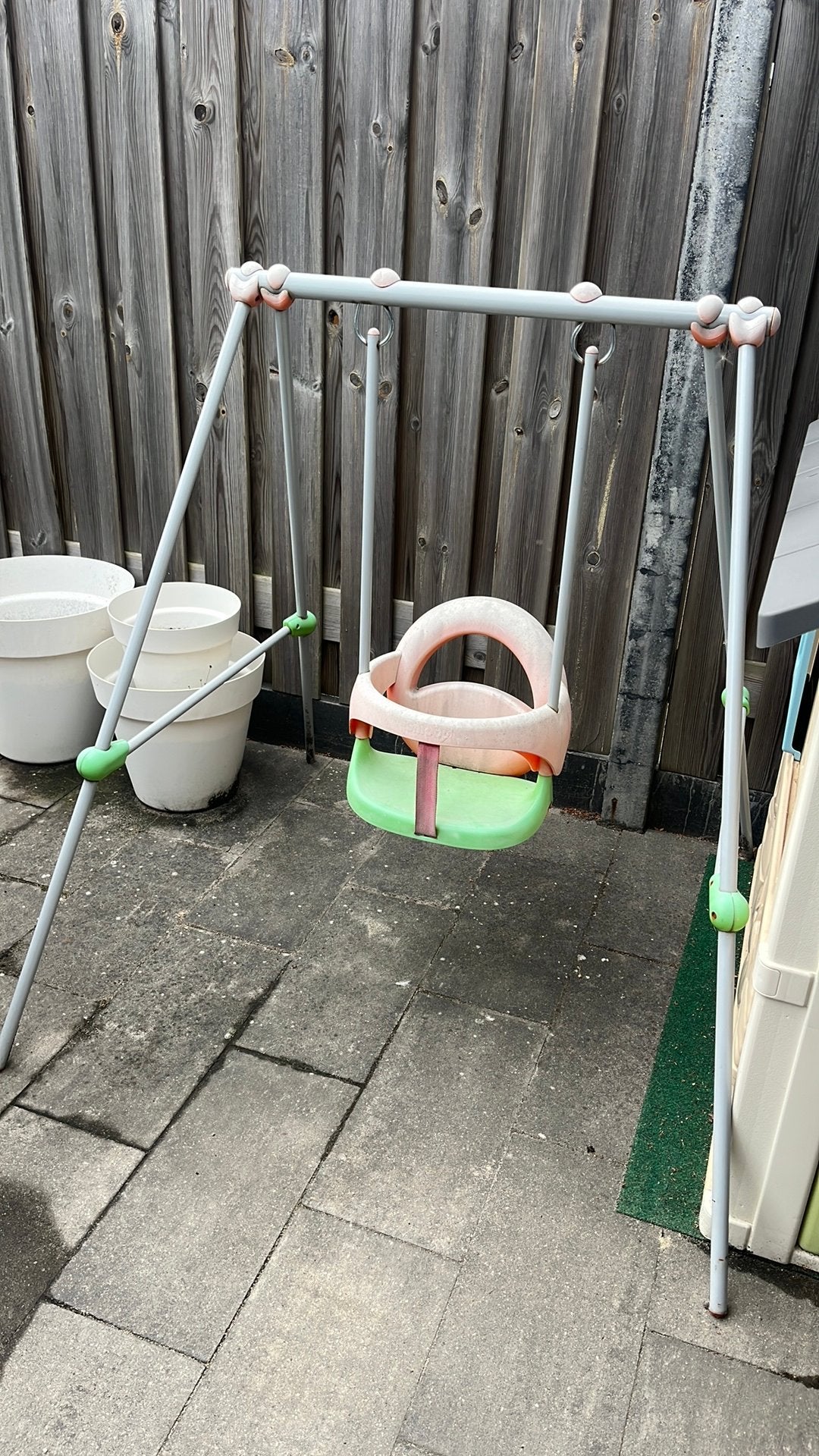 Smoby schommel en glijbaan, Ophalen, Gebruikt, Schommel