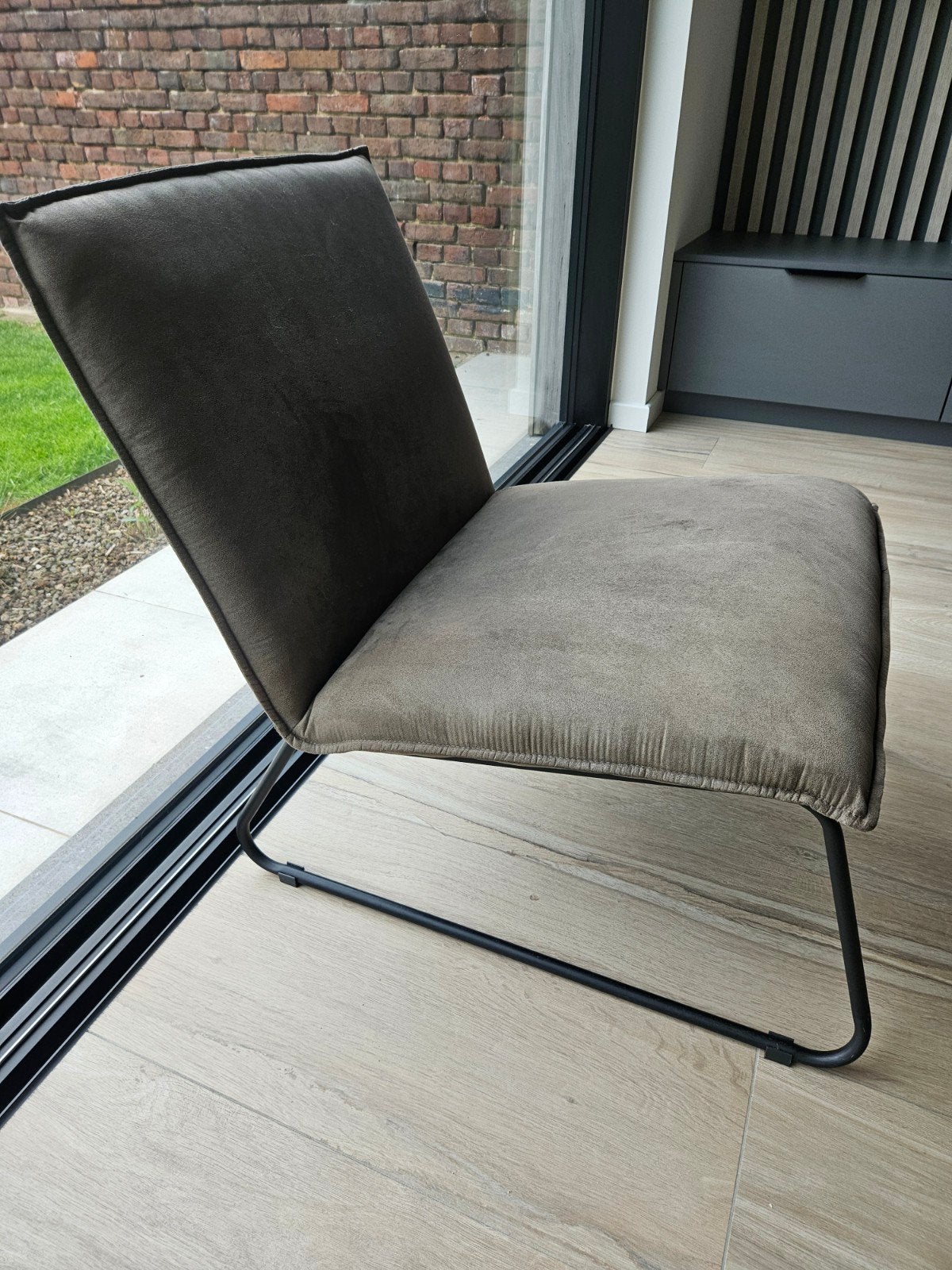 Loungestoel te koop, Ophalen, Gebruikt, Grijs, Eén
