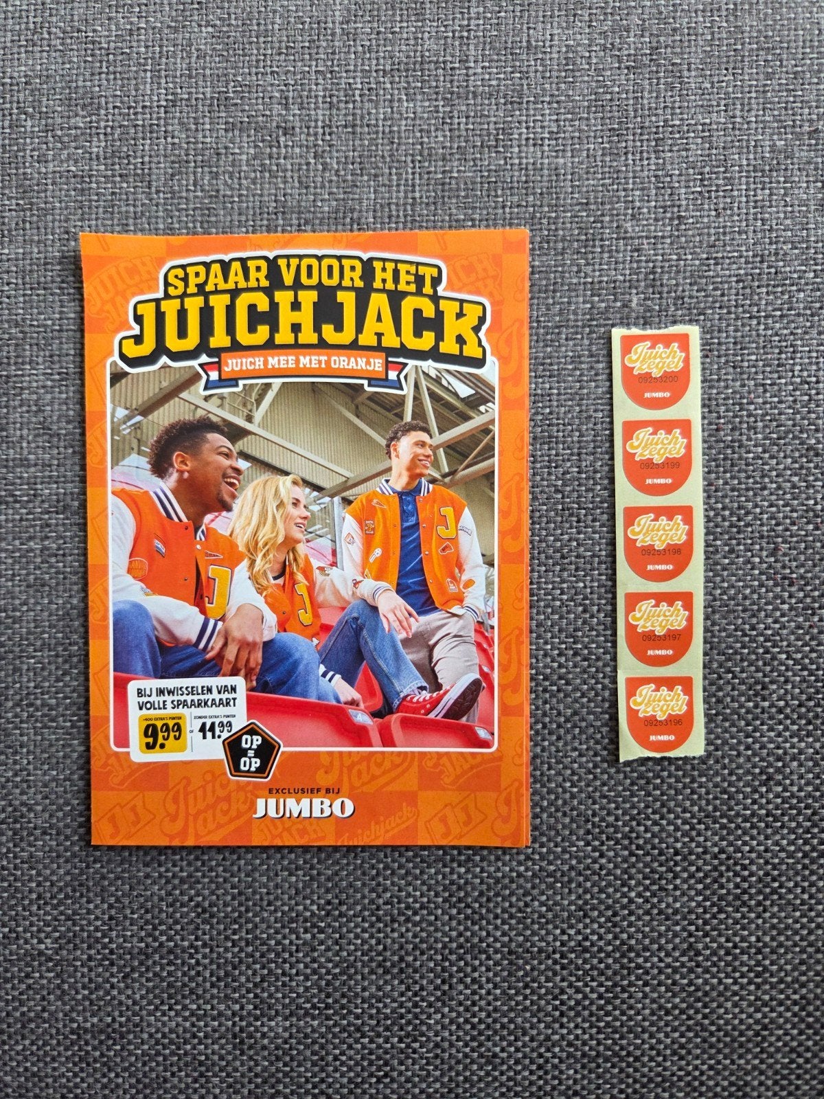 Jumbo Juichjack spaarkaart + 5 zegels, Jumbo, Ophalen of Verzenden