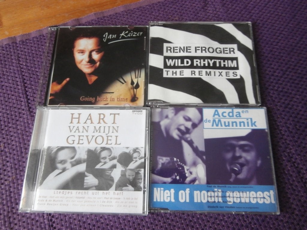 Cd Jan Keizer René Froger Hart van gevoel Acda en de Munnik, Ophalen of Verzenden, Zo goed als nieuw, Rock