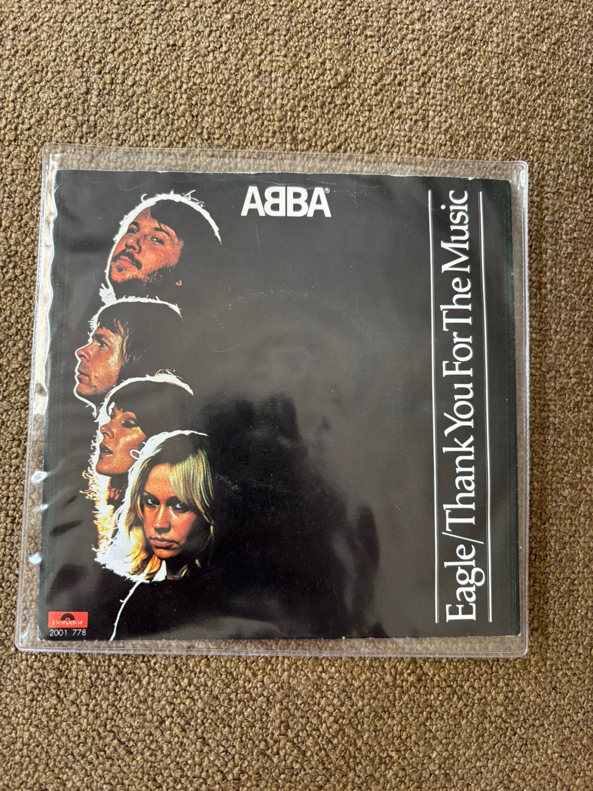 ABBA - Eagle / Thank you for the Music, Cd's en Dvd's, Vinyl Singles, Ophalen of Verzenden, Gebruikt, Pop