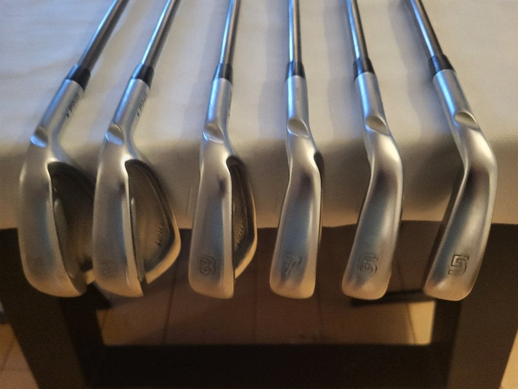 Ping i210 ijzerset 5-PW Recoil ES graphite Blue Dot, Sport en Fitness, Golf, Ophalen, Zo goed als nieuw, Set, Ping