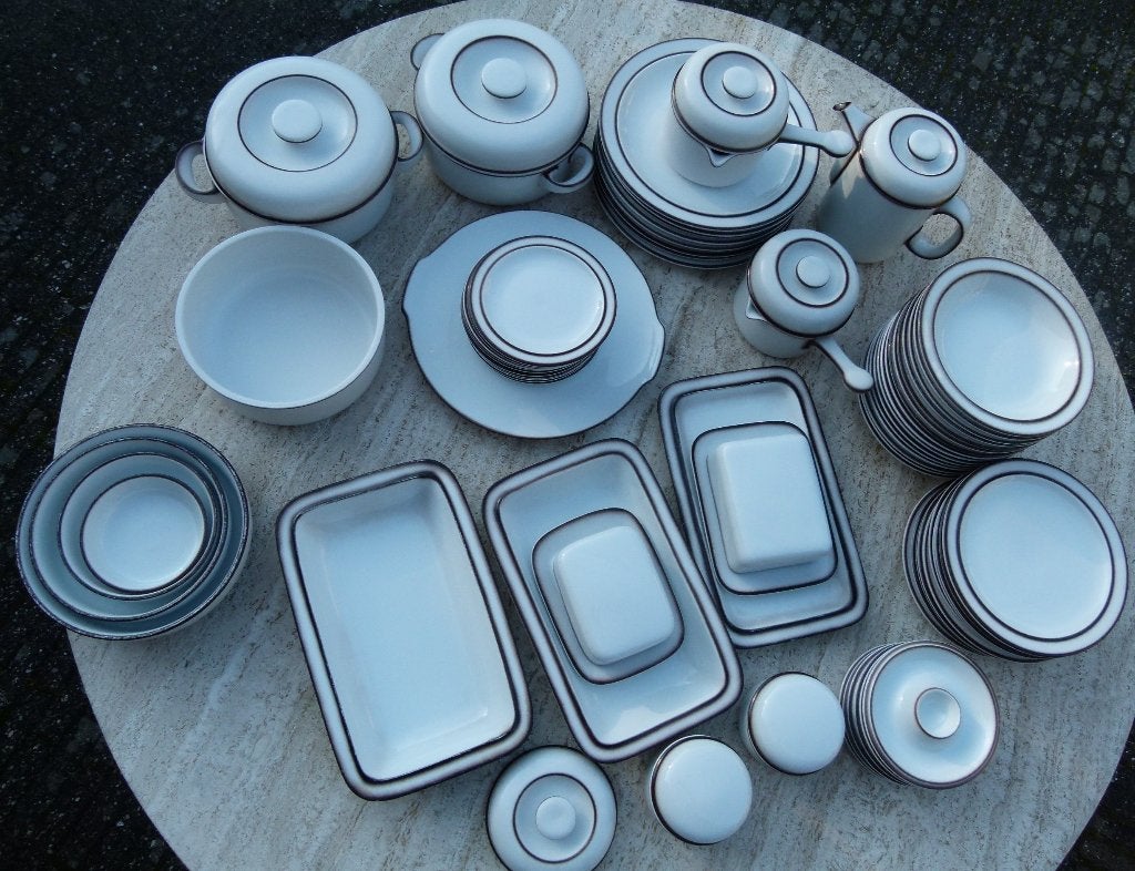 Thomas Scandic Shadow Servies, Ophalen of Verzenden, Aardewerk, Wedgwood, Compleet servies