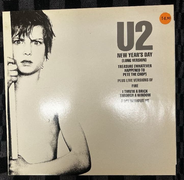 U2 – New Year's Day (Long Version) – 12" Maxi Single (1983), Ophalen of Verzenden, Zo goed als nieuw, 12 inch