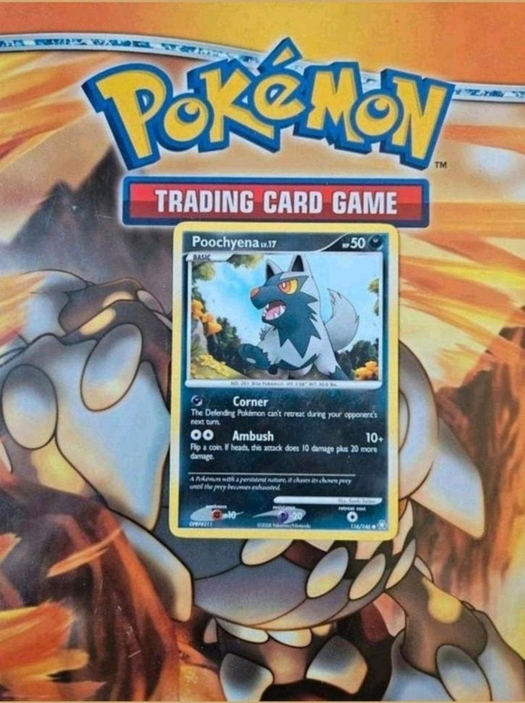 Poochyena 116/146 Diamond&Pearl Legends Awakened pokemon, Ophalen of Verzenden, Gebruikt, Losse kaart