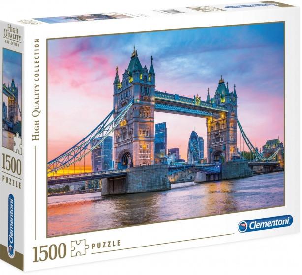 Clementoni: Tower Bridge 1500 stukjes, Ophalen of Verzenden, 500 t/m 1500 stukjes, Nieuw, Legpuzzel
