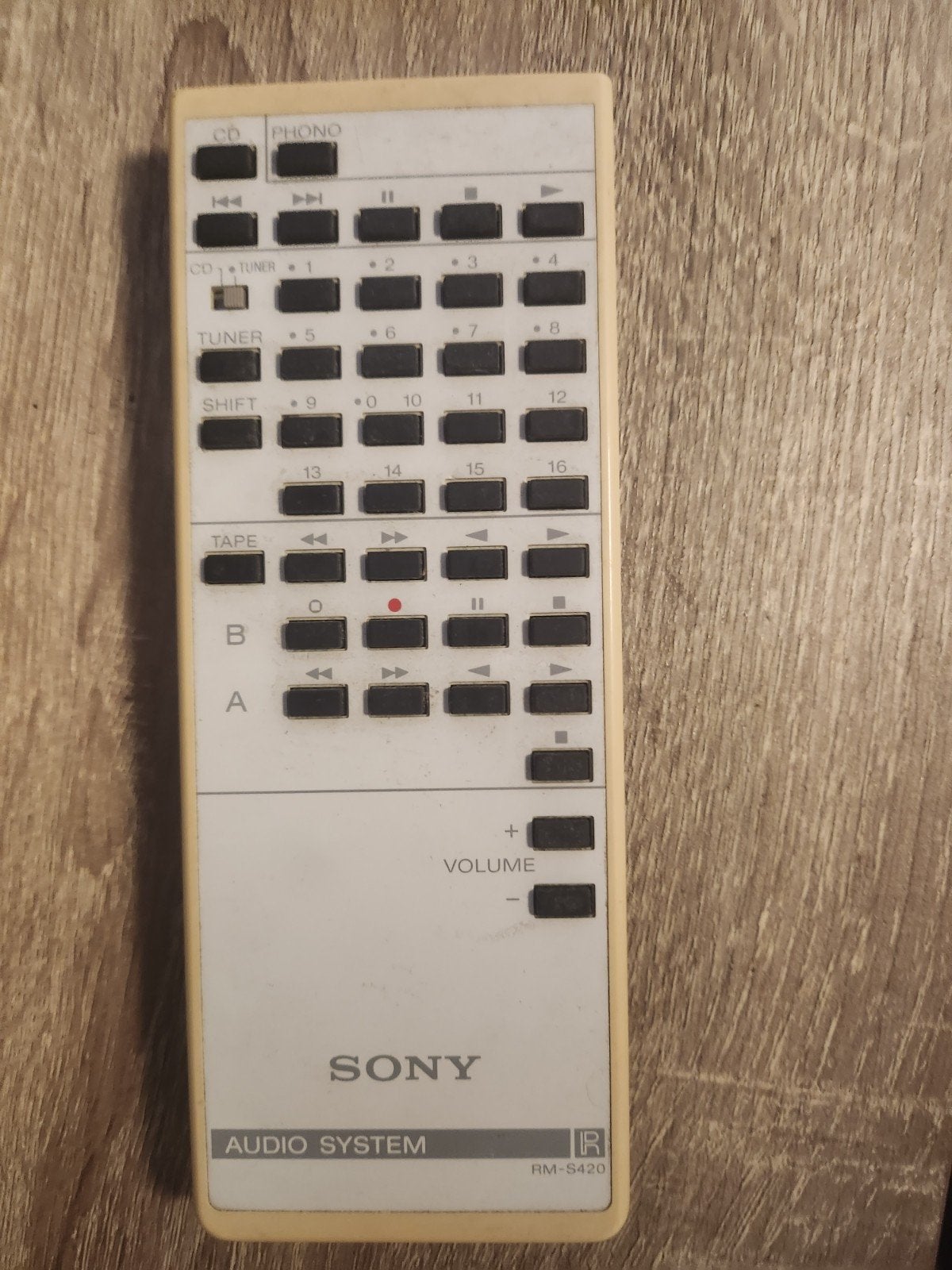 Sony RM-S420 afstandsbediening voor audiosysteem, Ophalen of Verzenden, Gebruikt, Origineel, Receiver of Versterker
