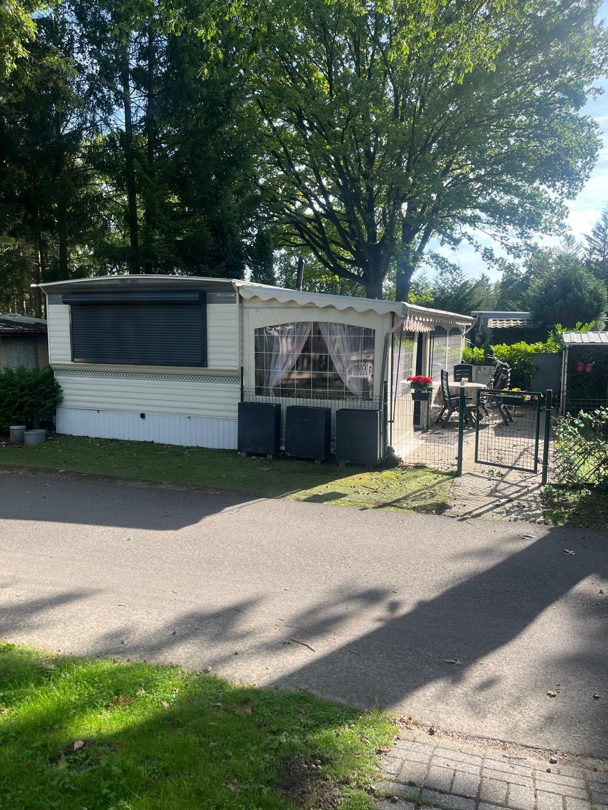 Te koop Stacaravan Camping Kikmolen Maasmechelen Belgie