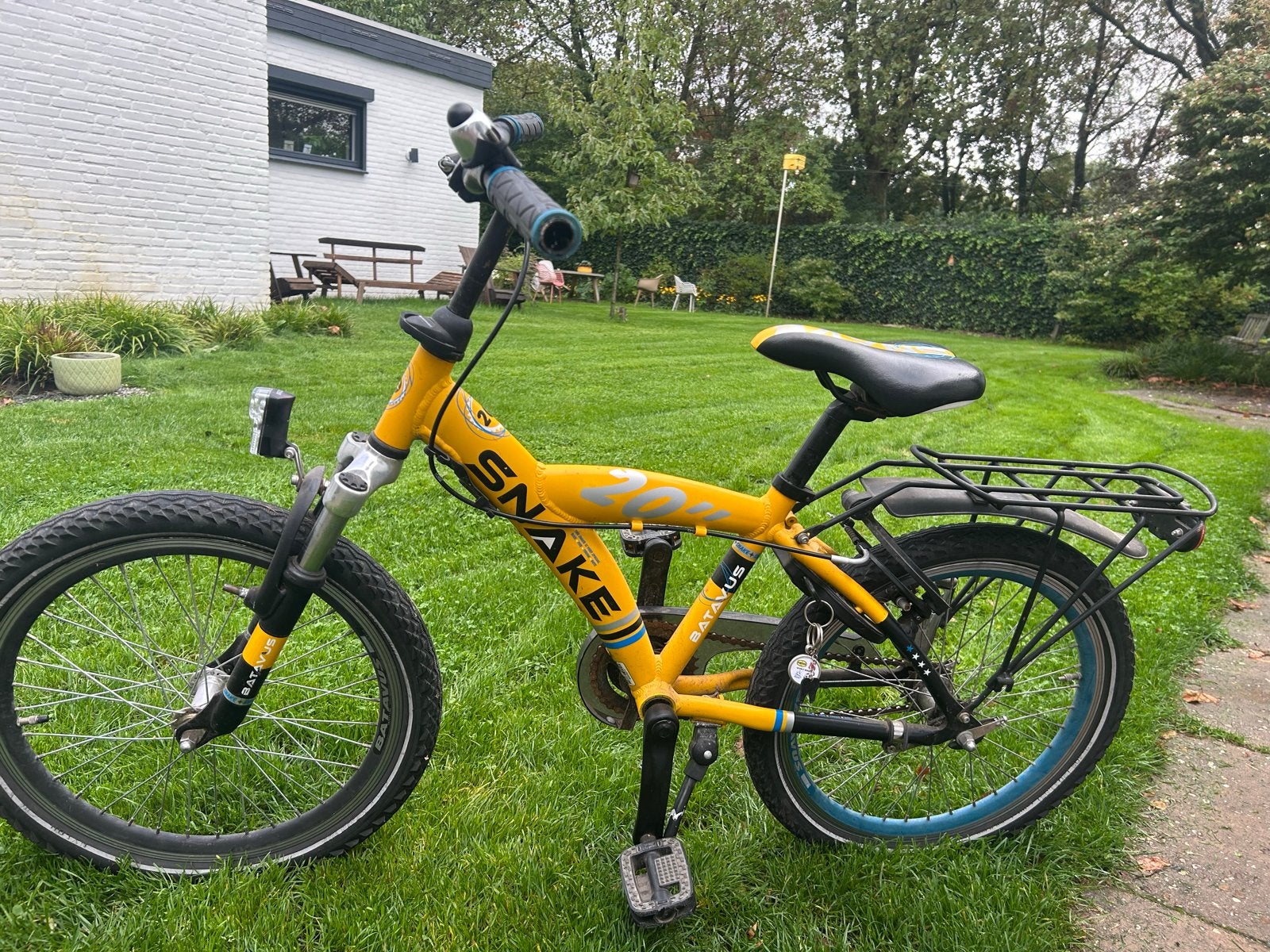 Batavus Snake kinderfiets - 20 inch - Geel, Ophalen of Verzenden, Gebruikt, 16 tot 20 inch