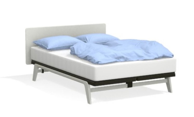 Showroom Auping Original 140x200 Pure White 2M Elektrisch, Huis en Inrichting, Auping Original Elektrisch Hoofdbord, Verstelbaar