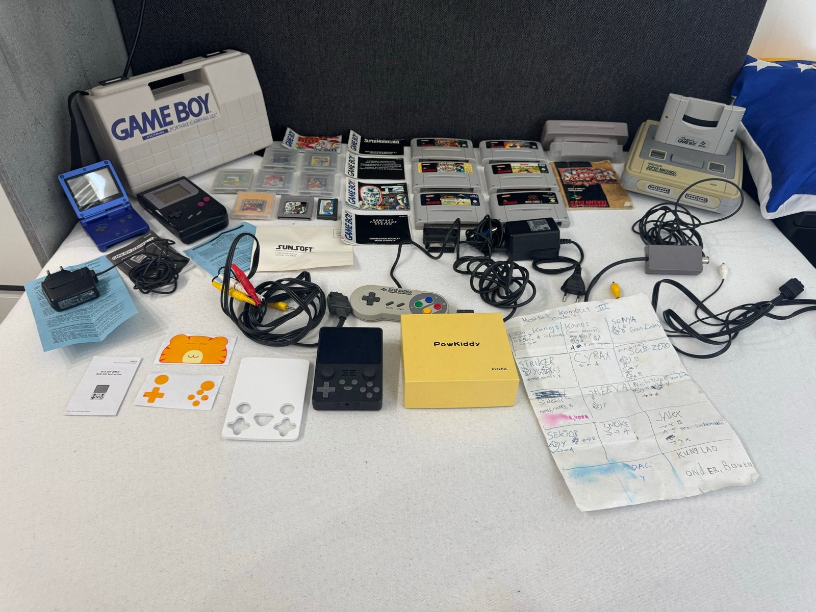 Grote collectie retro consoles en games (Game Boy, SNES), Spelcomputers en Games, Spelcomputers | Nintendo Super NES, Ophalen of Verzenden