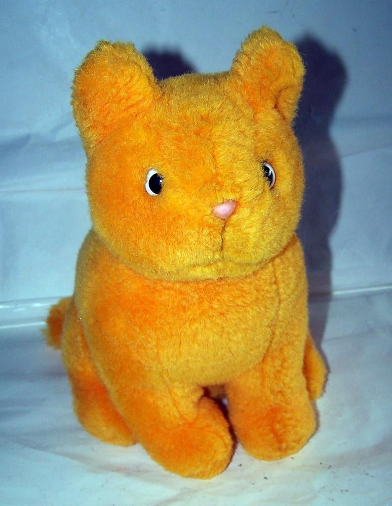 Mooie oranje kater knuffel. Nwst., Oranje, Ophalen of Verzenden, Zo goed als nieuw, Kat