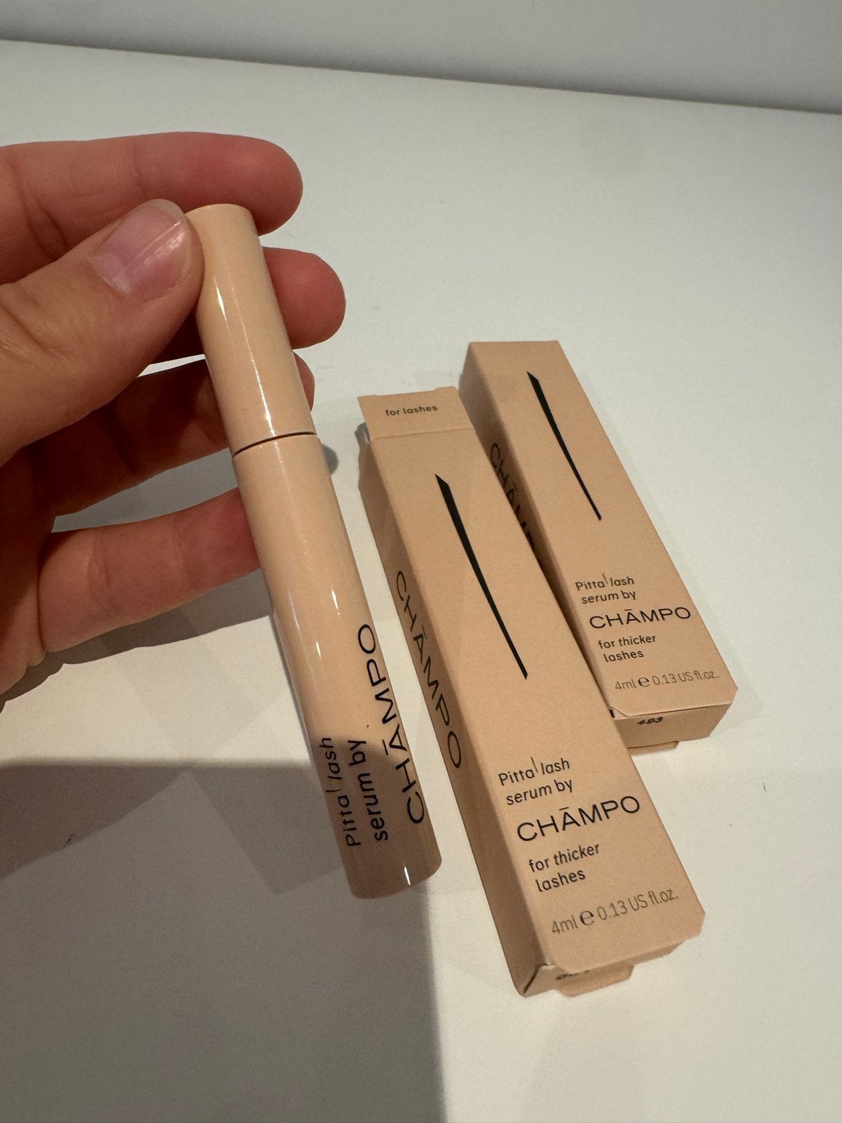 CHĀMPO Pitta Lash Serum - Voor dikkere wimpers (2 stuks), Ogen, Beige, Nieuw, Ophalen of Verzenden