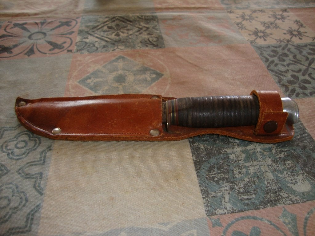 Vintage Solingen Jachtmes M.S jaren 50, Ophalen of Verzenden, Landmacht, Nederland, Mes of Dolk