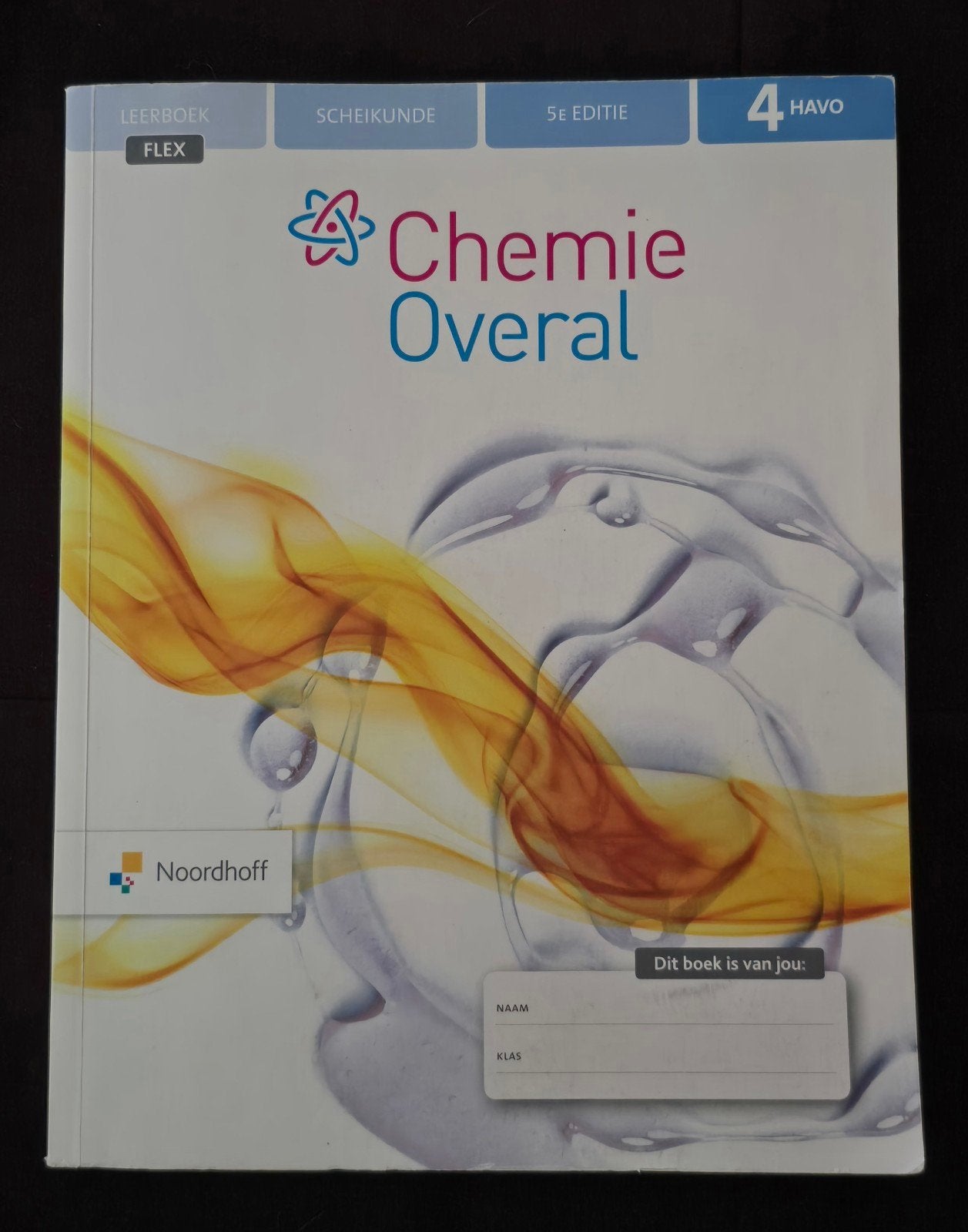 Scheikunde Chemie Overal Leerboek 4 HAVO - 5e editie Nieuw, Onbekend, Scheikunde, Ophalen of Verzenden, HAVO