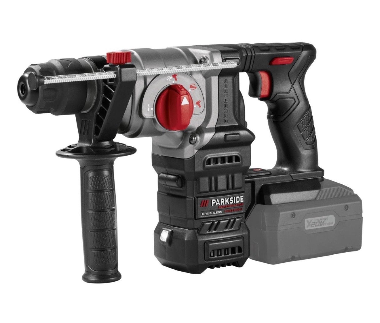 Parkside Performance Accu Boorhamer PABH 20-Li B2, 600 watt of meer, Boor- en/of Breekhamer, Nieuw, Ophalen of Verzenden