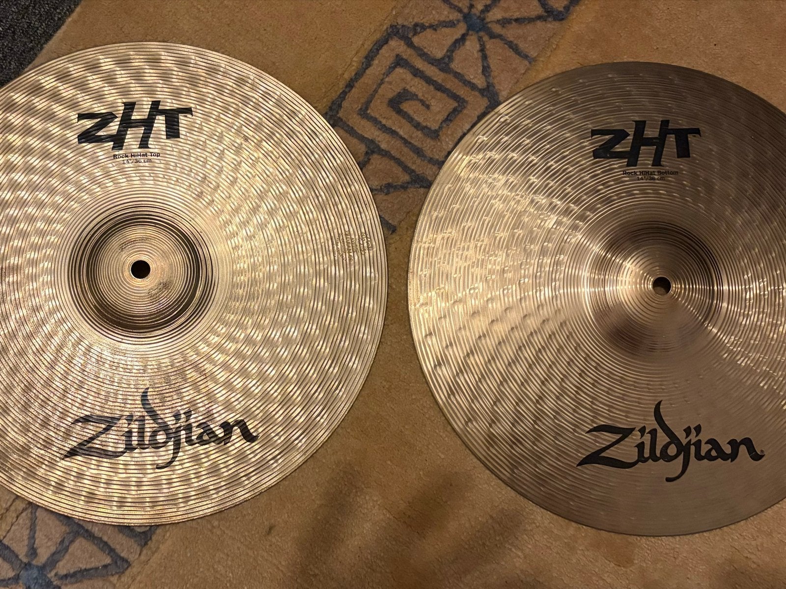 Zildjian ZHT Rock Hi-Hat 14” (2006) - Gebruikt, Gebruikt, Usa, Drums of Percussie, Ophalen of Verzenden