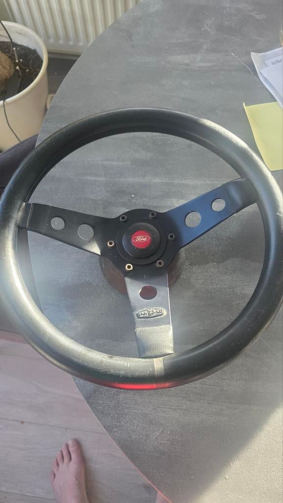 stuurwiel  en adaptor  Ford Escort Sierra, Auto-onderdelen, Besturing, Ophalen of Verzenden, Ford