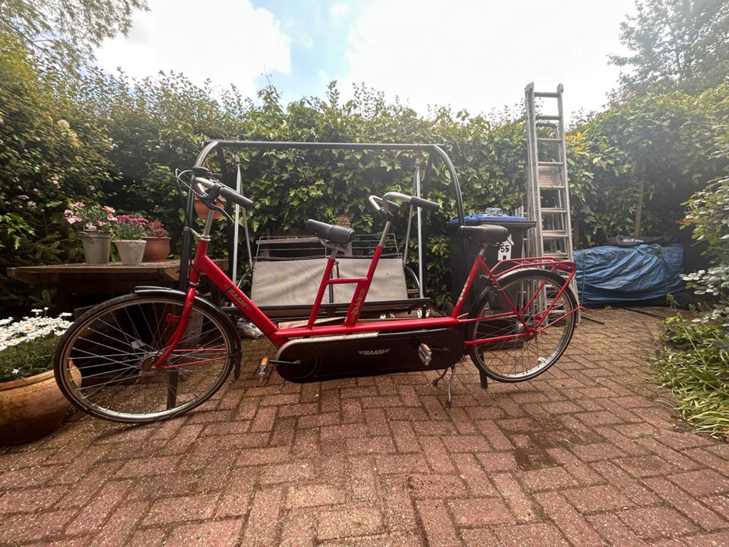 Van Raam tandem, Ophalen, Minder dan 10 versnellingen, Gebruikt, 61 cm of meer
