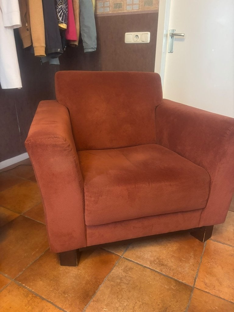 fauteuil bordeaux rood GRATIS op te halen!, Huis en Inrichting, Ophalen, Gebruikt, 75 tot 100 cm, 50 tot 75 cm