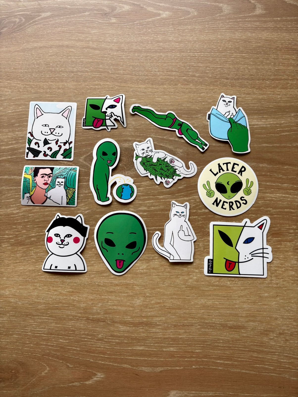 Ripndip green stickers, Ophalen of Verzenden, Nieuw, Merk