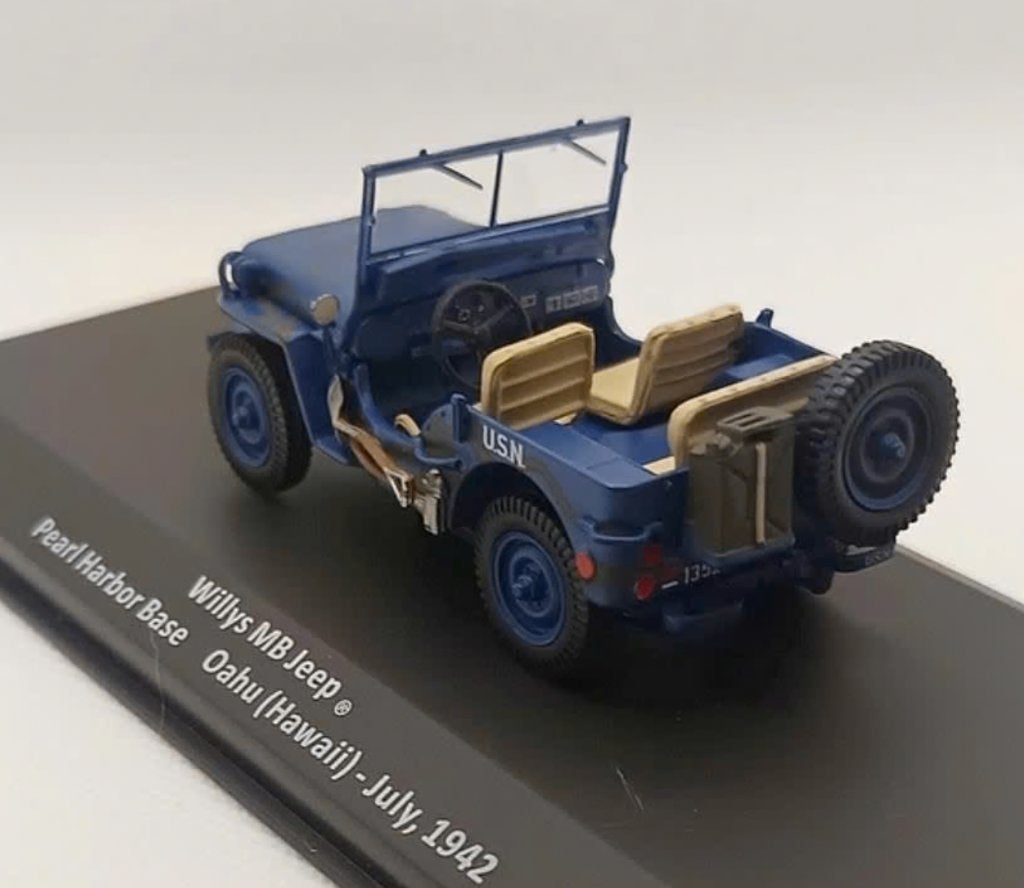 Willys MB Jeep Hawai 1945 schaal 1/43 Militaires WO II # 108, Verzenden, Nieuw, Auto, Overige merken