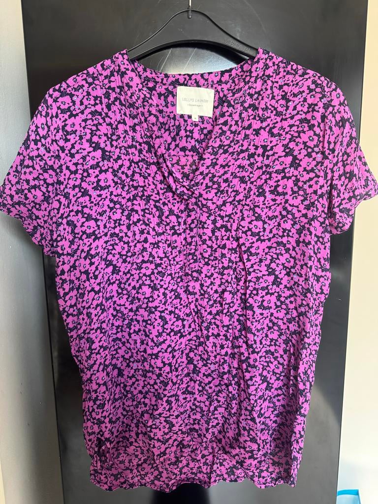 Nieuwe Lollys Laundry blouse maat M, Kleding | Dames, Ophalen of Verzenden, Nieuw, Maat 38/40 (M), Paars