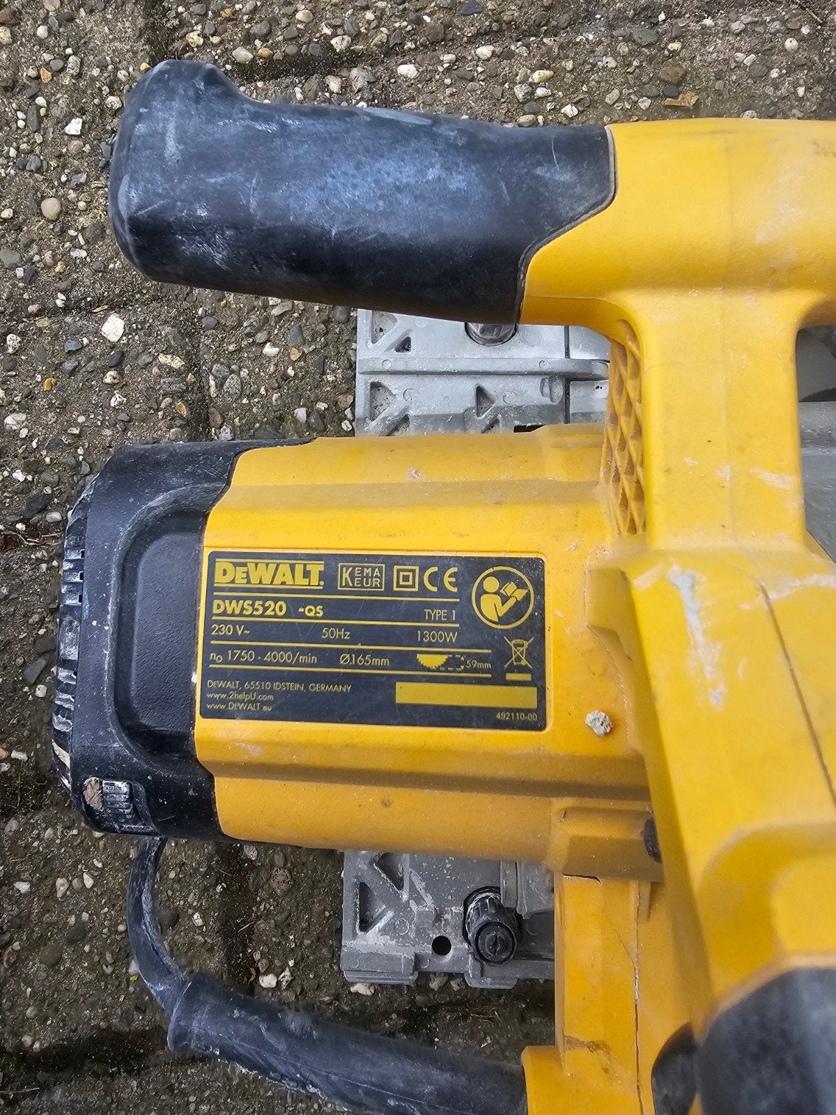 DeWalt DWS520 invalzaag 1300W met koffer, Doe-het-zelf en Verbouw, Gereedschap | Zaagmachines, Gebruikt, Invalzaag, DeWalt, Ophalen of Verzenden