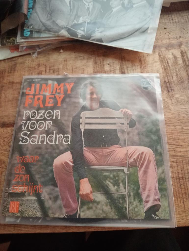 Jimmy Frey - rozen voor sandra, Ophalen of Verzenden, Zo goed als nieuw, Overige formaten, Levenslied of Smartlap