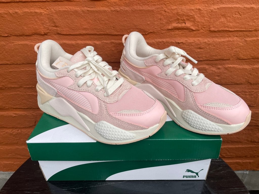 Roze Puma RS-X Thrifted Chunky Sneakers Maat 37, Puma, Ophalen of Verzenden, Roze, Sneakers of Gympen