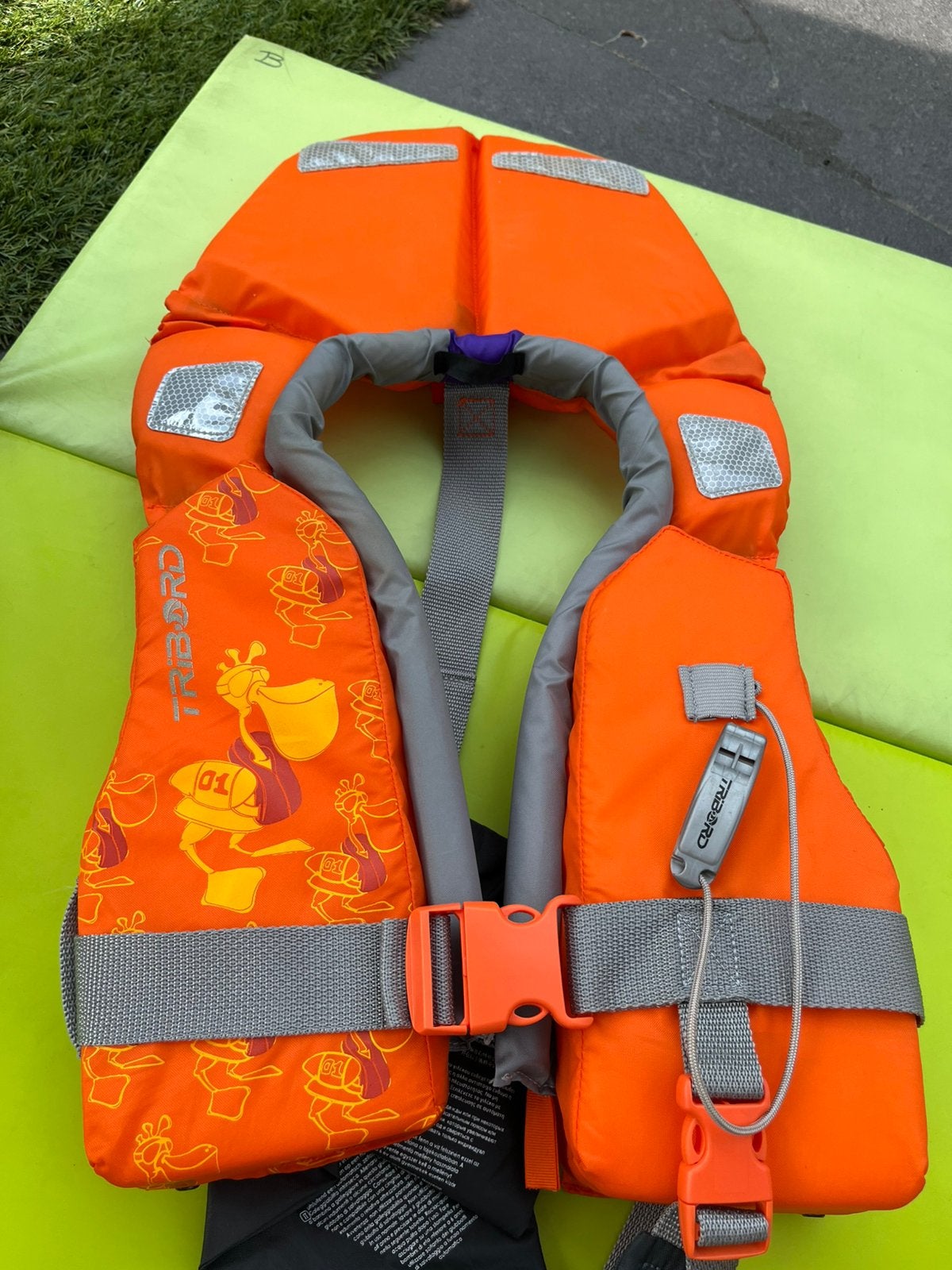 Zwemvest kind tribord 10-20 kg decathlon, Ophalen of Verzenden, Zo goed als nieuw, Kind, Reddingsvest of Zwemvest