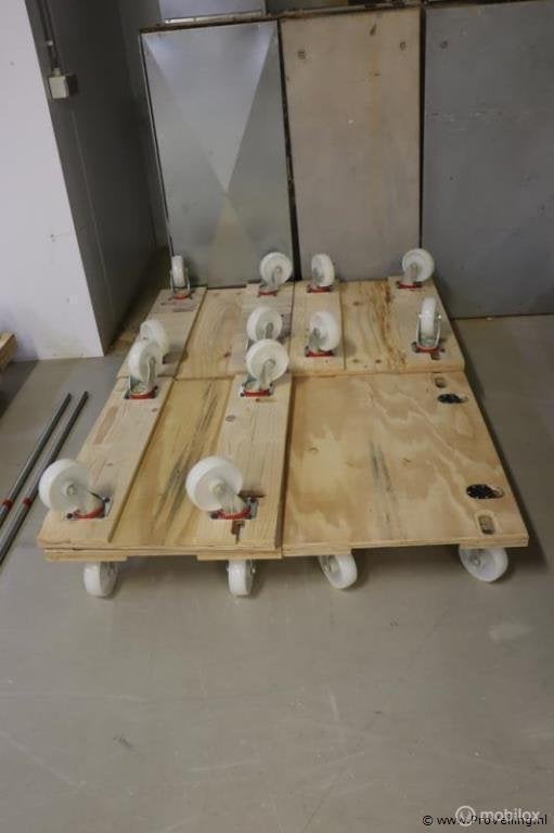 Online Veiling: Pallet trolley - 3 stuks, Doe-het-zelf en Verbouw, Transportwagens, Gebruikt