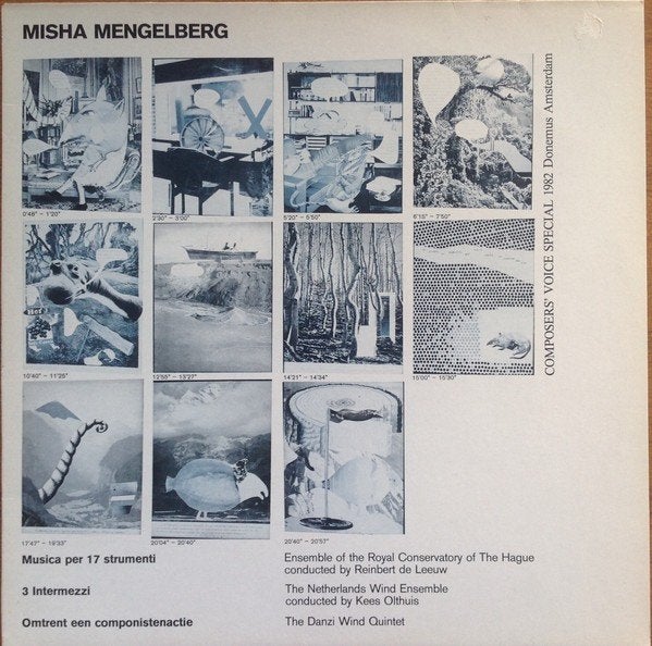 LP Misha Mengelberg - Musica per 17 Instrumenti  1982, Ophalen of Verzenden, Gebruikt, 12 inch, Kamermuziek