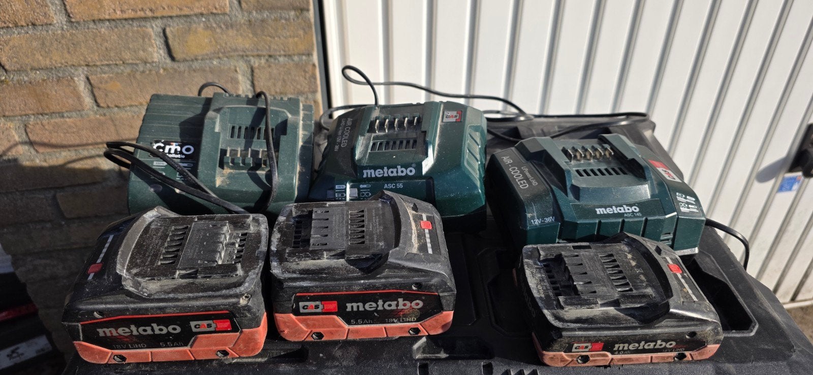 Complete Metabo 18V set | 3 accu's | Zeer nette staat, Doe-het-zelf en Verbouw, Ophalen, Gebruikt, 70 mm of meer, Overige typen