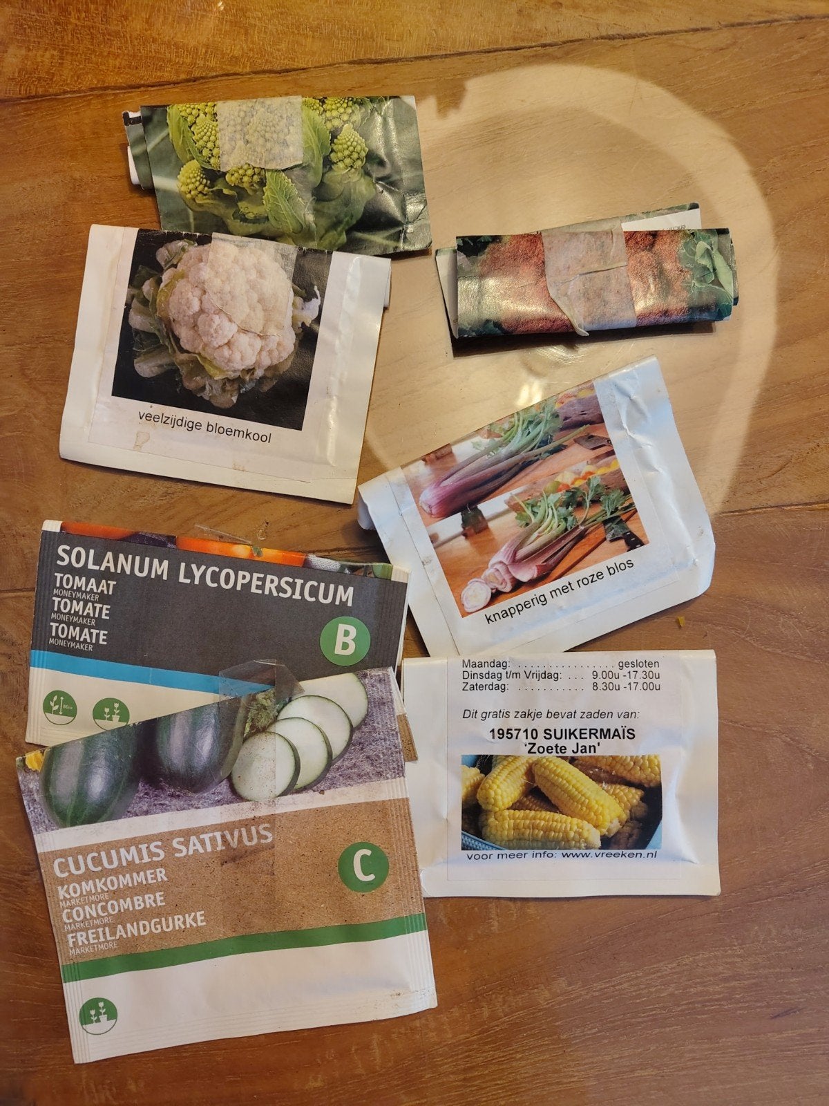 Lotje moestuin zaden - gratis, Ophalen, Volle zon