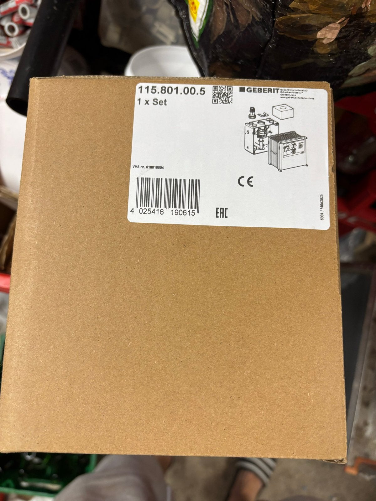 Geberit urinoir inbouw set met spoelbocht, Ophalen of Verzenden, Nieuw, Toilet