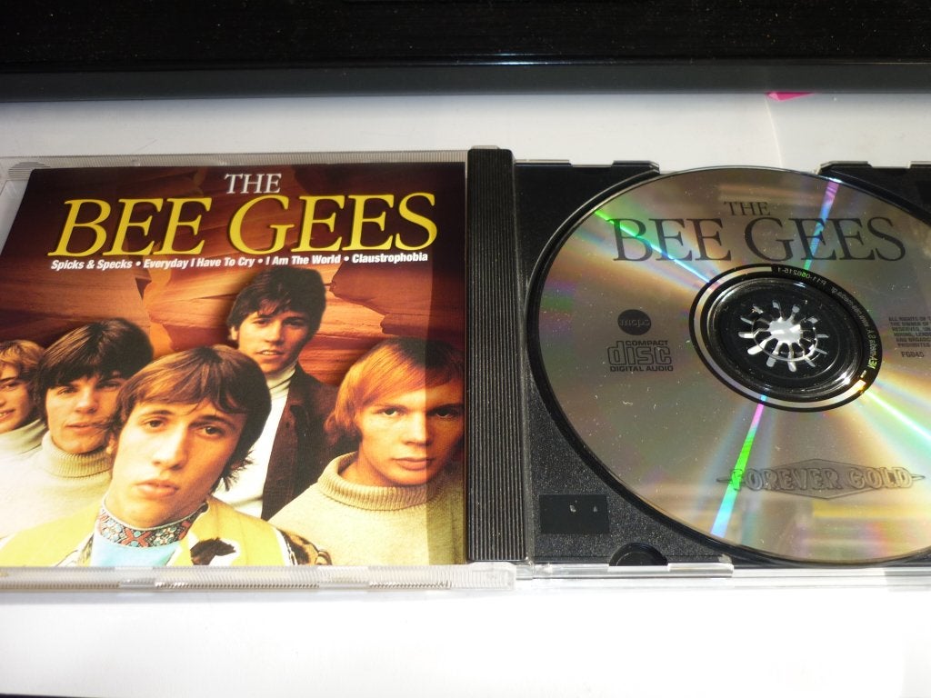 The Bee Gees - Forever Gold CD, Inclusief boekje, Gebruikt, Verzamelalbum, Verzenden