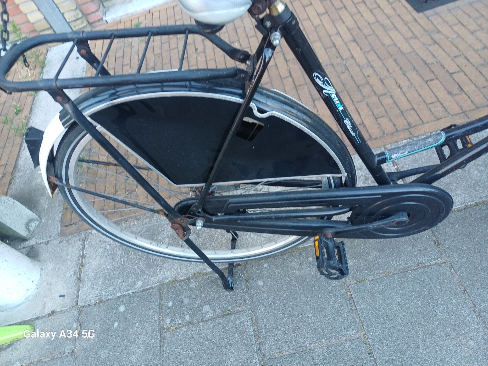 omafiets, 53 tot 56 cm, Ophalen, Gebruikt, Terugtraprem