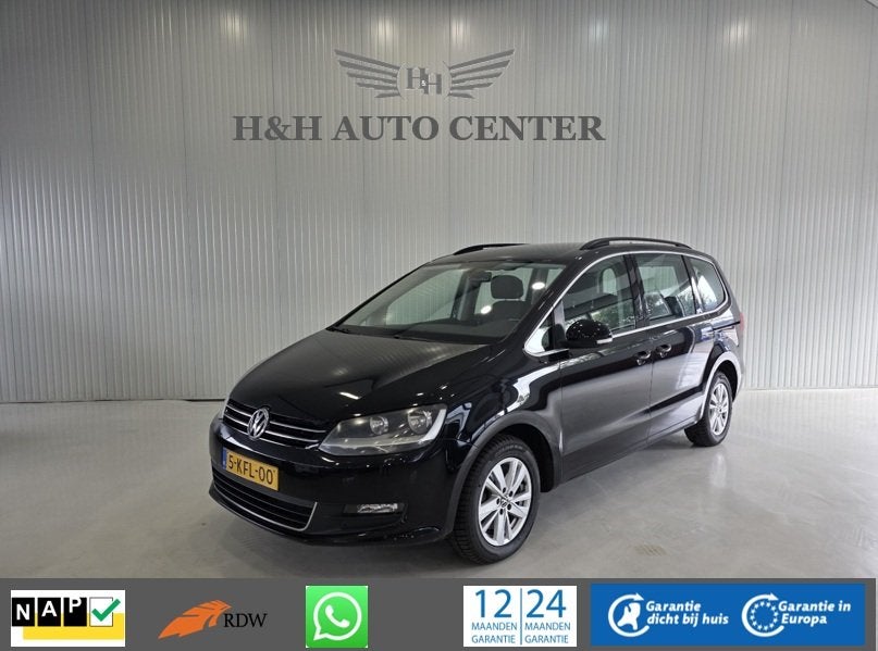 Volkswagen Sharan 1.4 TSI Comfortline 7p. |NAVI|Bluetooth|PD, Auto's, Voorwielaandrijving, Euro 5, Stof, Zwart